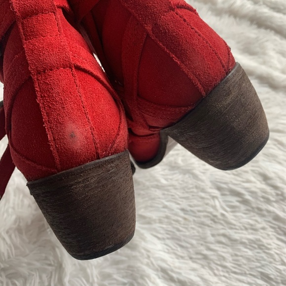 Free People Mason Western Red Boot - Picture 9 of 12